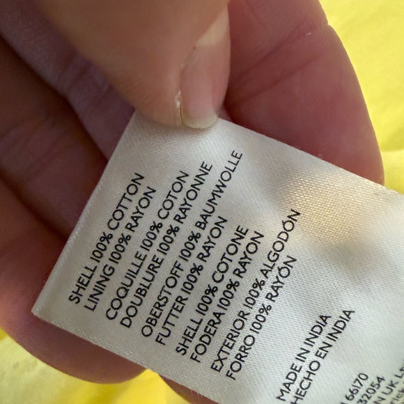 Anthropologie Maeve Yellow One Shoulder Maxi Dress Cottagecore Resort M - Picture 7 of 8